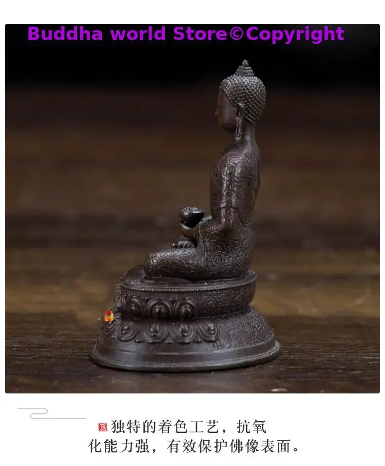Southeast Asia Buddhism Nepal Thailand Tibet temple HOME CAR bless safe health good luck Amitabha Buddha Pocket Buddha statue