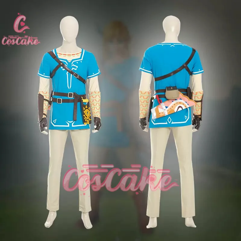 Game Tears Link Cosplay Costume Full Set Outfits Comic Con Halloween Cosplays Link Heroes Costumes for Men