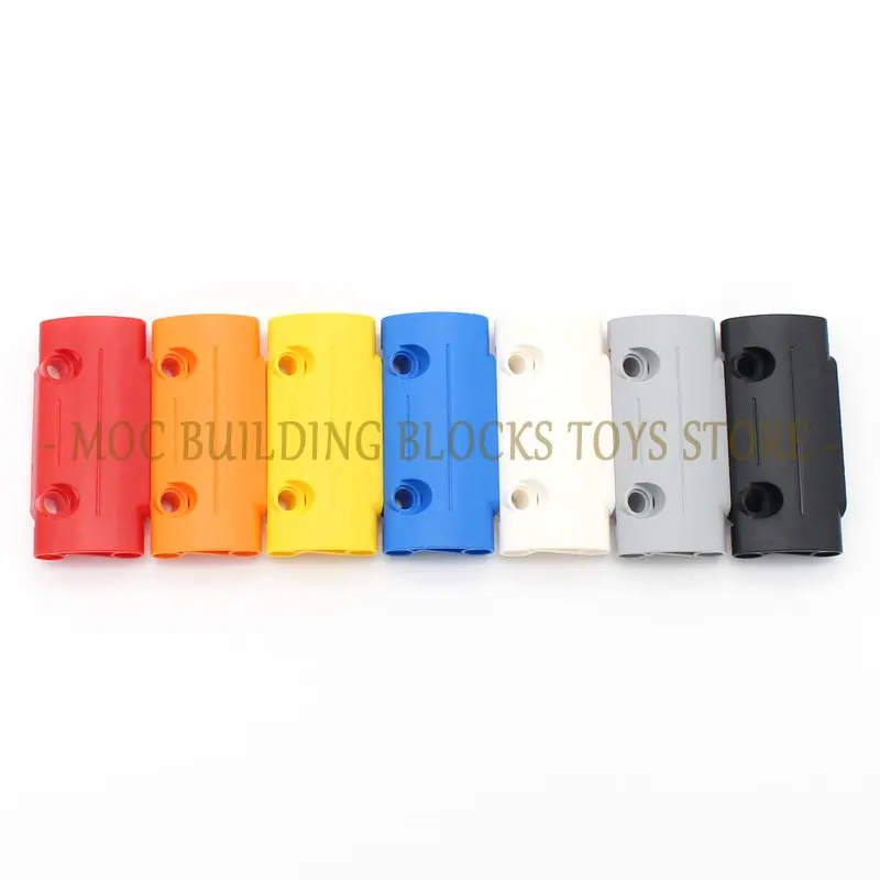 10pcs/bag Technology 24119 Curved 7x3 with 2 Pin Holes through Panel Surface Brick Building Blocks Parts Mechanical Accessories