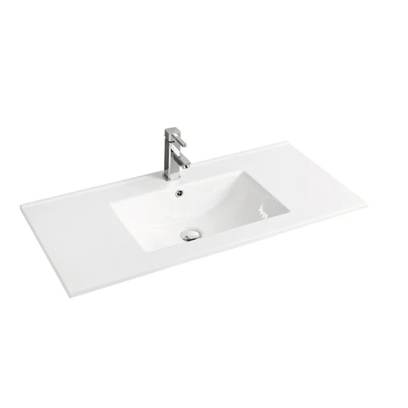 

Wholesale White Under Counter Basin Porcelain Sink Rectangular Ceramic Wash Basin Undermount Bathroom Cabinet Sinks