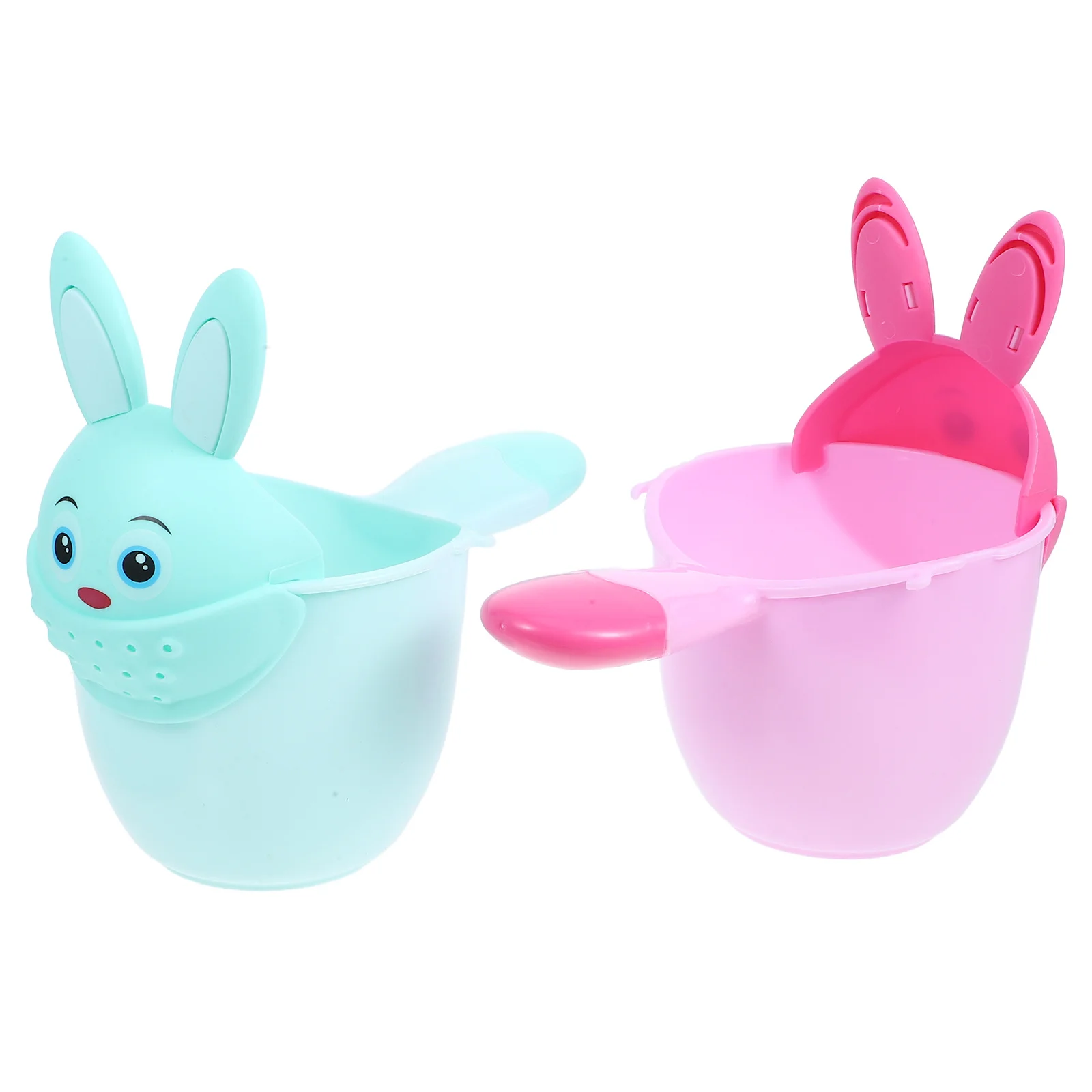 2 قطعة كوب شطف الطفل مادة البولي بروبيلين إبريق حمام غير سامة لشطف شعر الرضع سهل الاستخدام شطف الشامبو ملحقات استحمام للأطفال