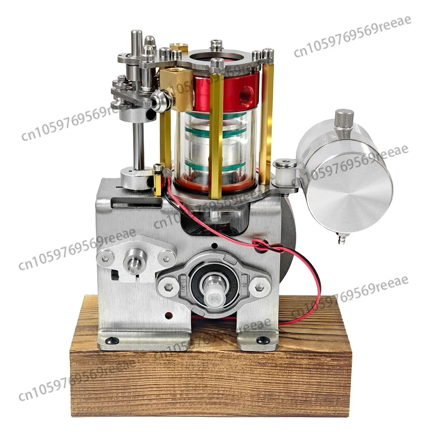 For Vertical Water Cooled Engine Model Metal Single Cylinder Four Stroke Internal Combustion Engine DIY Toys