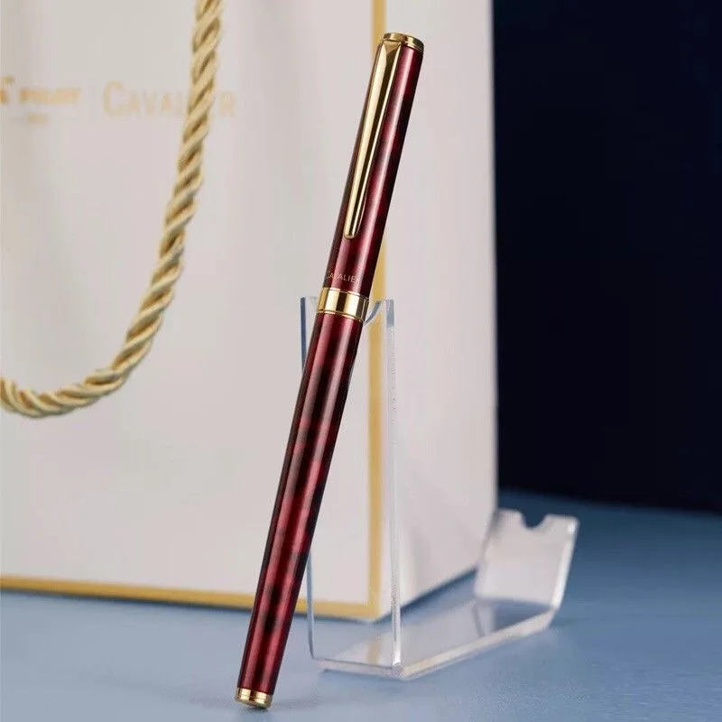 

Перьевая ручка PILOT Cavalier Brass с пером F M 0.5 0.7 мм и мраморным узором FCAN-3SR, новогодний подарок, японские канцелярские товары
