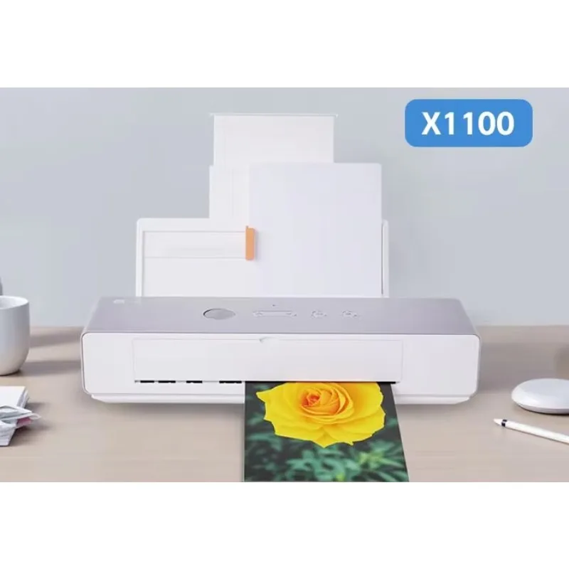 X1100W Portable Color Wireless Ink Printer Photo Studio With Battery For Outdoor A4 4800dpi Lightweight