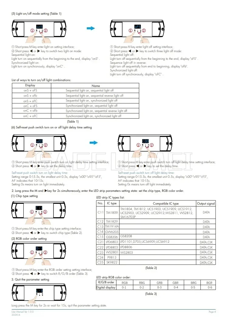 ES-DP Skydance DC5V-24V Dual Push Button SPI Controller Dimmer Stair Light TTL Controller White LED Strips for WS2811 Ws2812 RGB