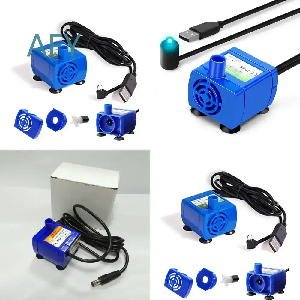 Pet Cat Water Dispenser for Automatic Motor Plastic Water Fountain with LED Light and Auto Power Off for Cats and Dogs