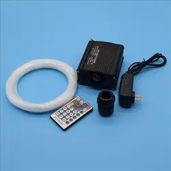 DMX512 16W RGBW Fiber Optic Star Ceiling Light Kit DMX Light Engine With Fiber Optic Cable For Car Home Star Starry Sky Ceiling