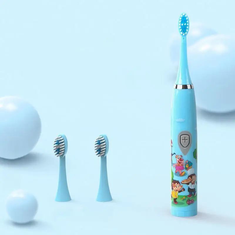 Children\'s Electric Toothbrush, 3 to 6 to 12 Years Old, Fully Automatic Toothbrush, Rechargeable, Soft-bristled, for Childre