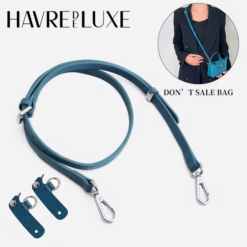 New color bag strap for Longchamp bag mini shoulder strap 2024 new color crossbody shoulder strap punch-free transformation