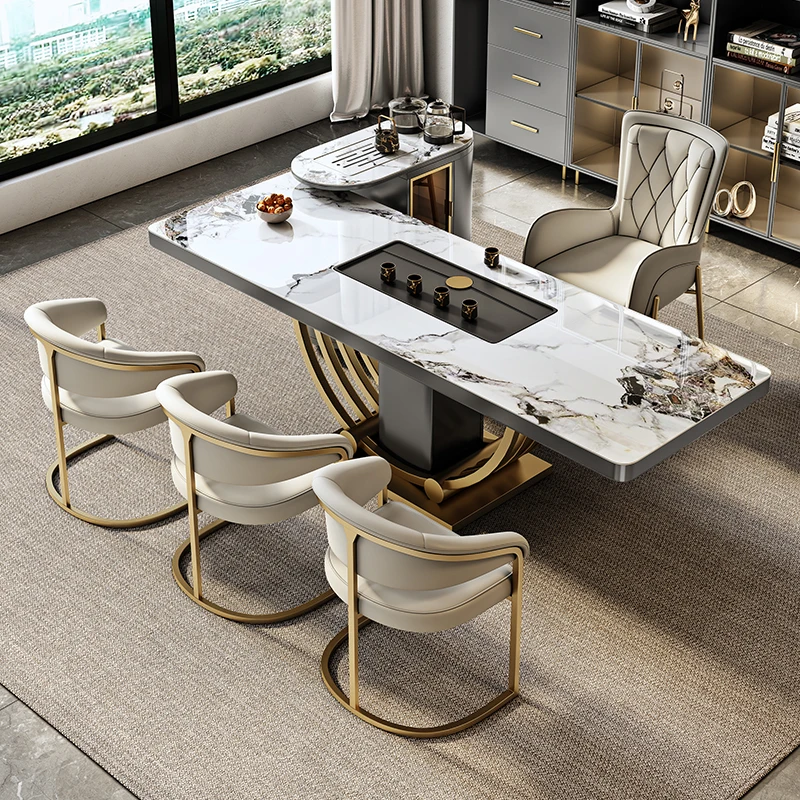 Tea table high-end grand living room home modern minimalist villa tea table