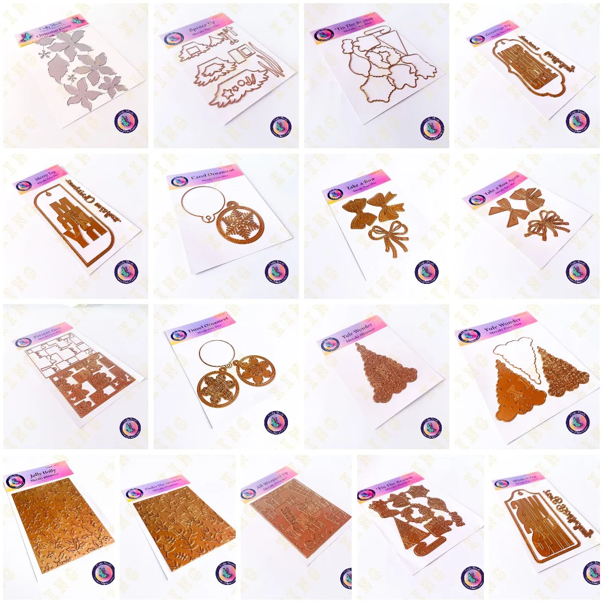 

Christmas Tree Flower Layering Metal Cutting Dies Hot Foil Decorating Scrapbook Diy Paper Card Album Mould Embossing Craft 2022