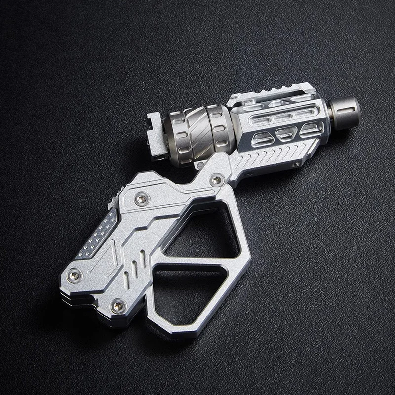 QT-3000 Metal Fidget Spinner Revolver Flip Gun