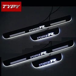 Pedal Protection Strip Door Sill Strip With Light LED Streamer Welcome  Lamp For HONDA  Civic 10th 11th 16-20