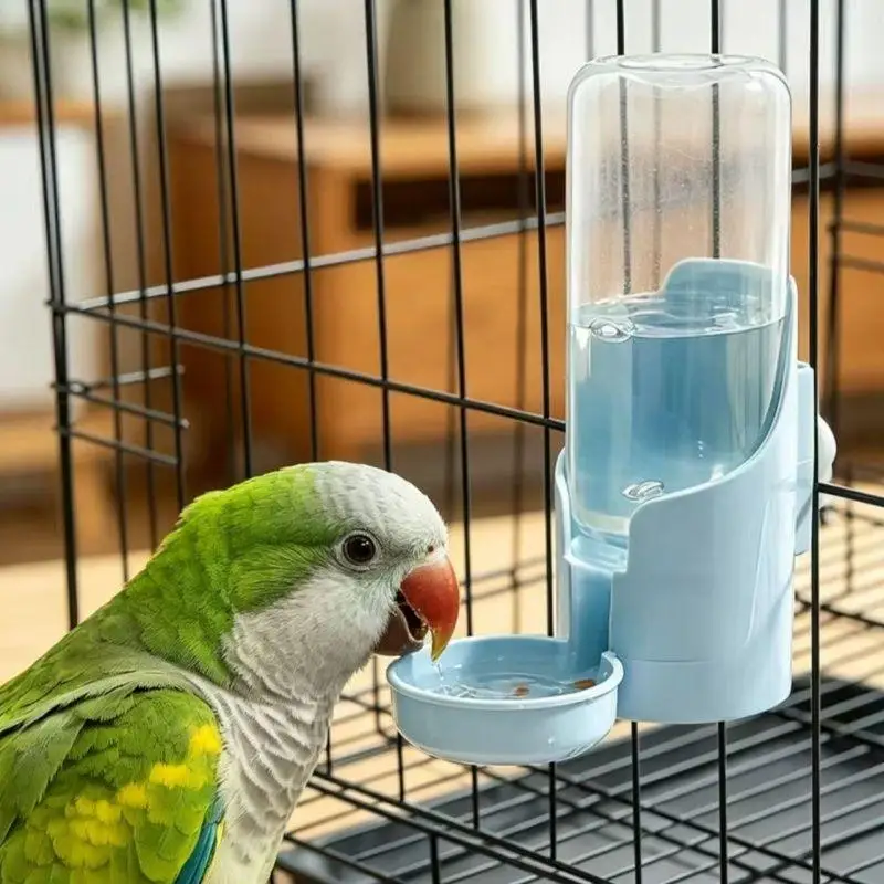 1Pcs Automatic Hanging Cage Water Dispenser,Bird Cage Water Dispenser Automatic Water Feeder For Birds Parrot Dispenser Bottle