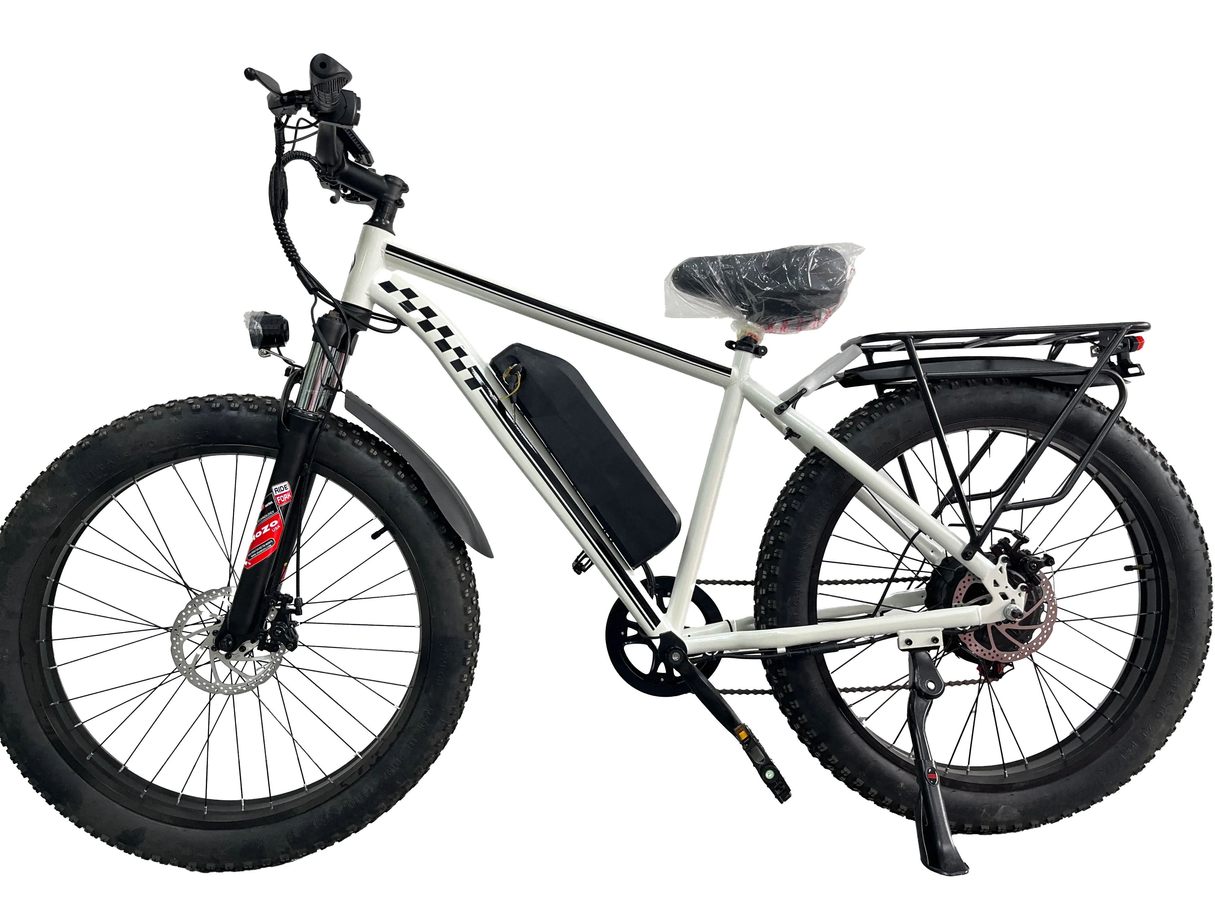 

China Factory 48V 15AH Electronic Brushless Motor Fat Tire Adults City Mountain Off-road Folding Ebike Electric Bicycle