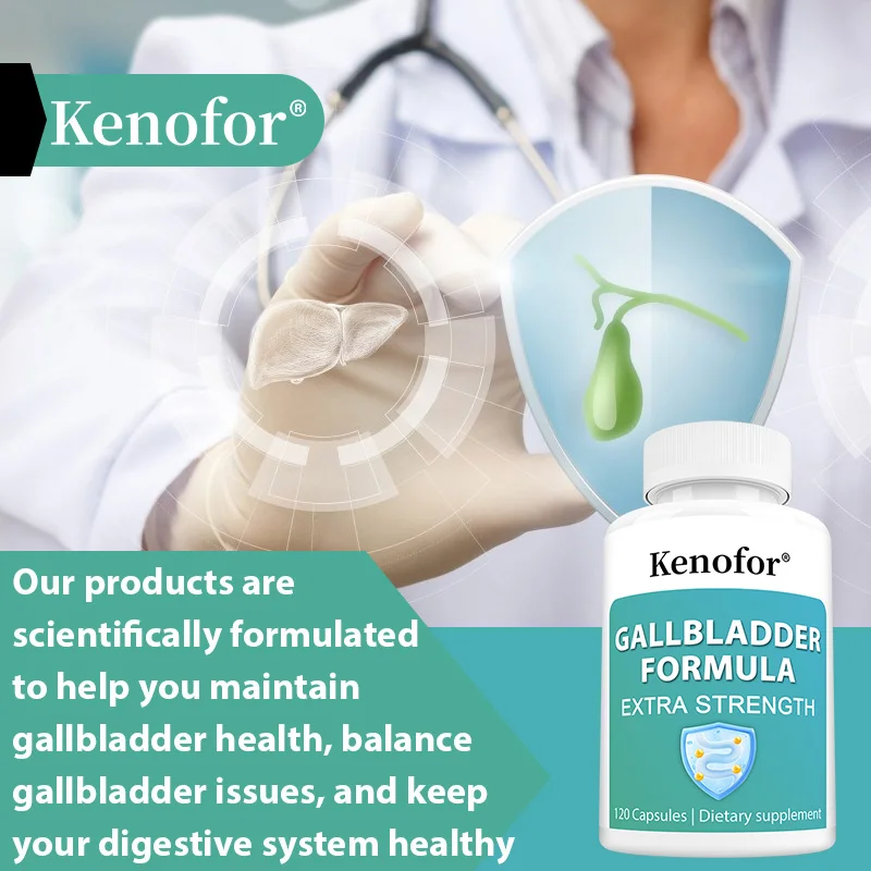 Ox Bile Extract, Digestive Enzyme Supplement, Supports Gallbladder Health, Gut Health, Boosts Metabolism, Antioxidant