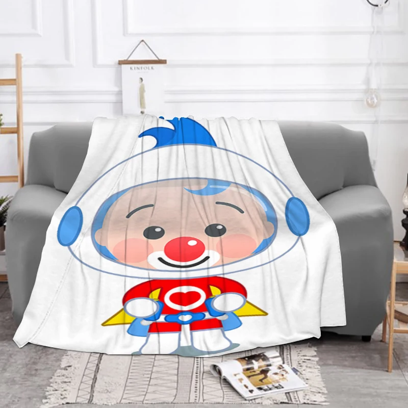 

Kawaii Plim Plim Cartoon Bed Blankets & Throws Baby Blanket Sofa Winter Machine Washable Furry Throw Fluffy Soft Fleece Beds Nap