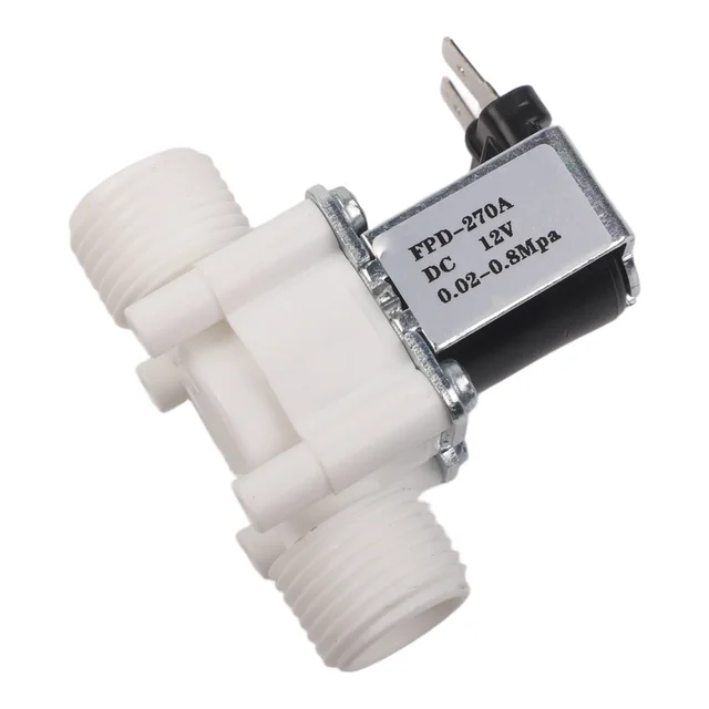Magnetventil Magnetic Controller 6.5*3.3*5.5cm for 2.6*1.3* for 2.2in 12V Solenoid Valve PA Plastic Body Metal Components Fluid Control Pneumatik — Detail 1
