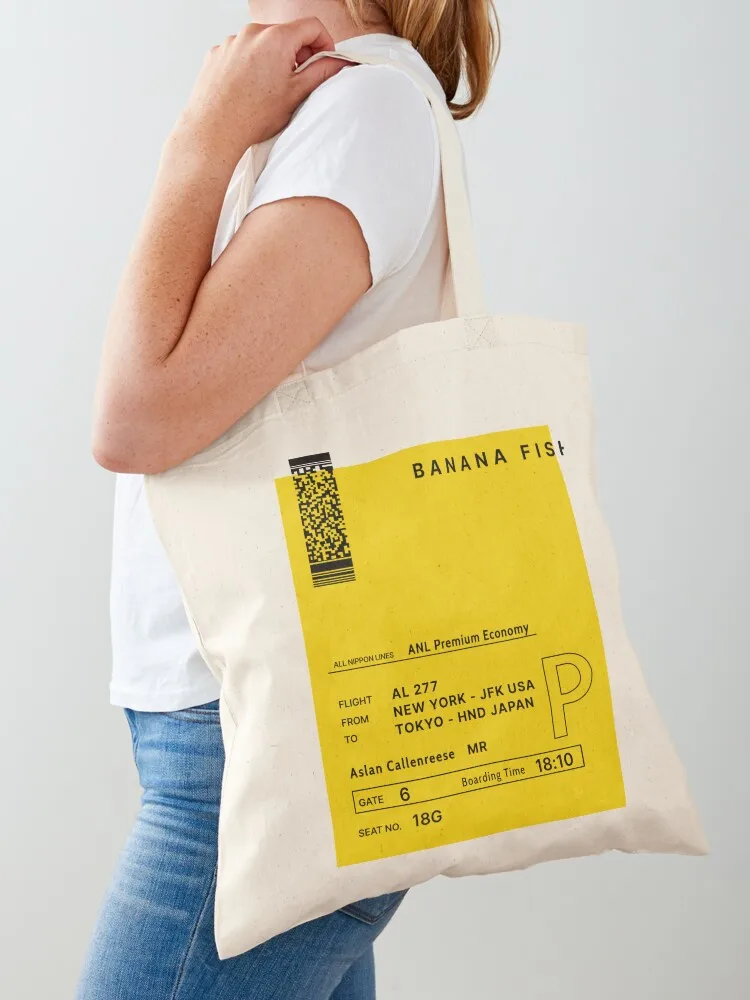 

Banana Fish Tote Bag tote bag university shopper bag woman eco folding Women's beach bags