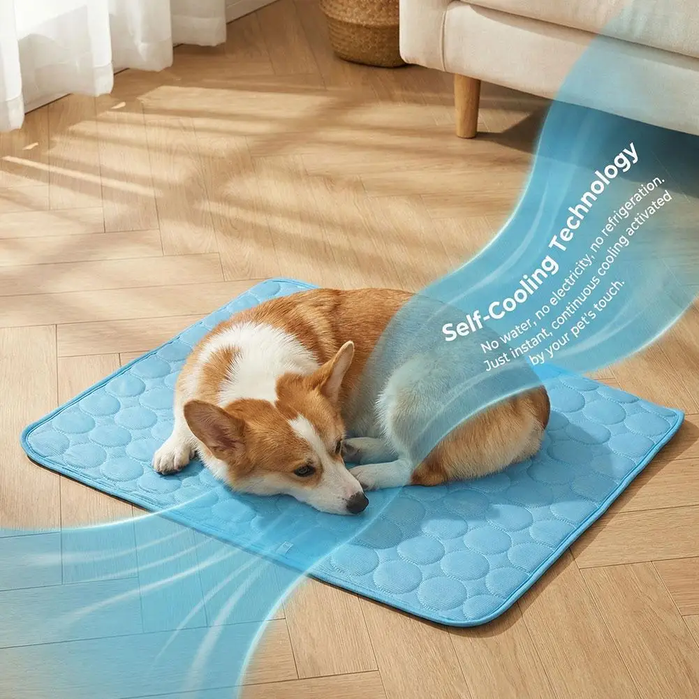 Hunde- und Katzen-Kühlmatte - Extra Große Sommer-Kühlunterlage für Kleine & Große Haustiere, Langlebige Decke Sofa-Accessoire