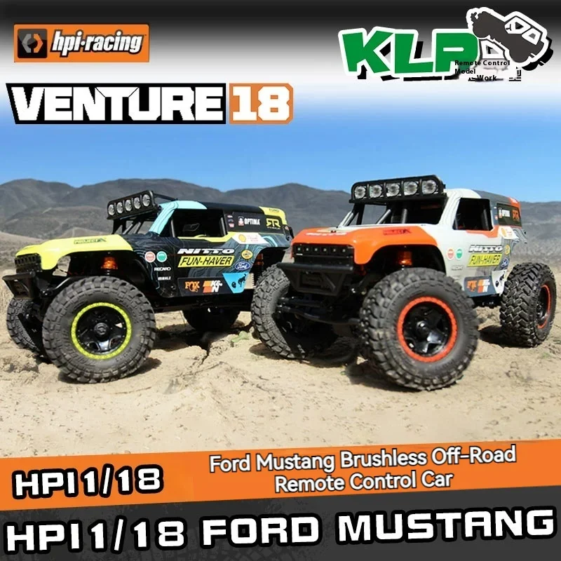 

HPI Racing 1:18 Scale Fute Wrangler 4400 Remote Control Off-Road Vehicle Full Size Four-Wheel Drive Brushed Climbing Toy Model