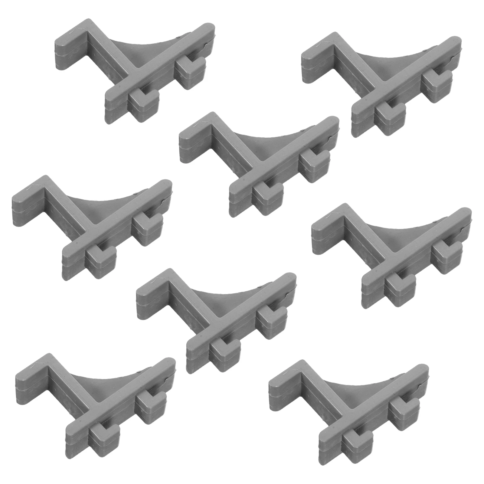 

8 Pcs Freezer Shelf Clips Refrigerator Hooks Cooler Shelf Brace Stainless Steel Beverage Fridge Support Hooks Suitable Most
