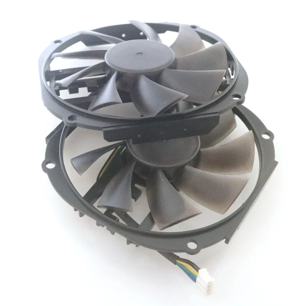 2pcs/Lot DC BRUSHLESS FAN 95mm 4Pin VGA Fan For YESTON RX480 RX570 RX580 Video Graphics Card Cooler Cooling Fan