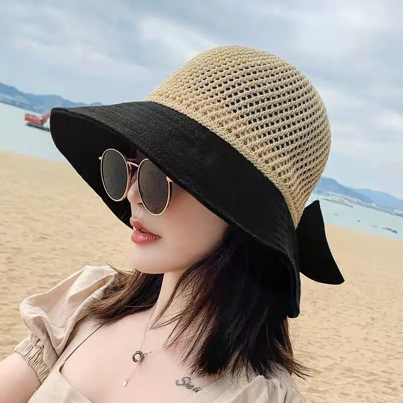 Bucket Hats for Women, Fisherman's Hat, Female Sunshade, Summer Sunscreen, Breathable, Large Edge, UV Proof, Sun Visor Cap