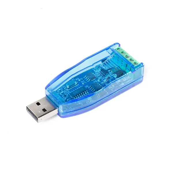 Industrial usb to RS485 communication module bidirectional half duplex serial line converter TVS protection