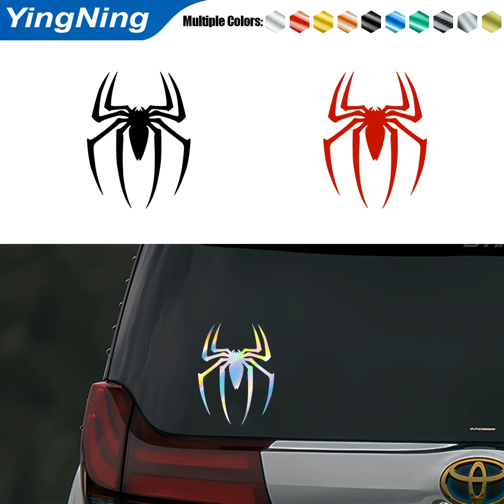 

Fashion Spider Pattern Car Stickers Waterproof Auto Rear Window Body Bumper Trunk Vinyl Decals Funny Car Decoration Accessories