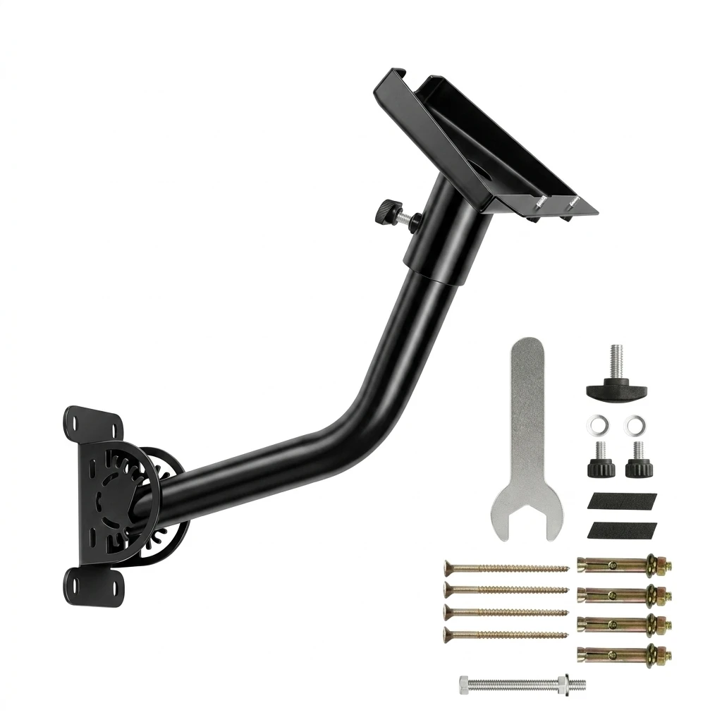 Starlink Gen 3 Mount,Adjustable 180°Tilt,Heavy-Duty Metal Starlink Mount with Pipe Adapter,Compatible Standard 4