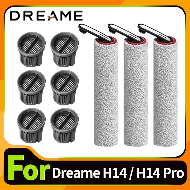 

Accessories For Dreame H14 Pro / H14 Dual / H20 Ultra / H30 Ultra Vacuum Cleaner Brush Roller HEPA Filter Replacement Parts