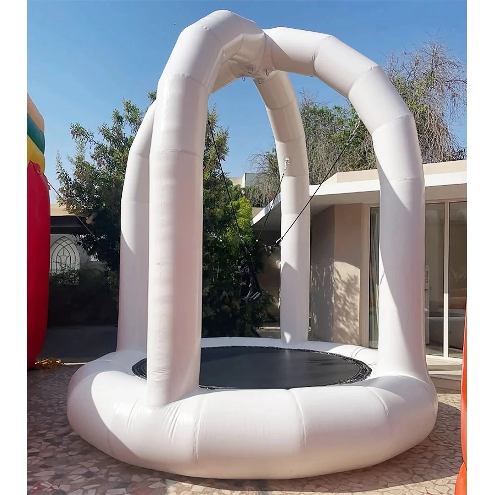Outdoor Commercial Blow up Kids Bungee Jumping Games Inflatable Bungee Trampoline for Events Rental