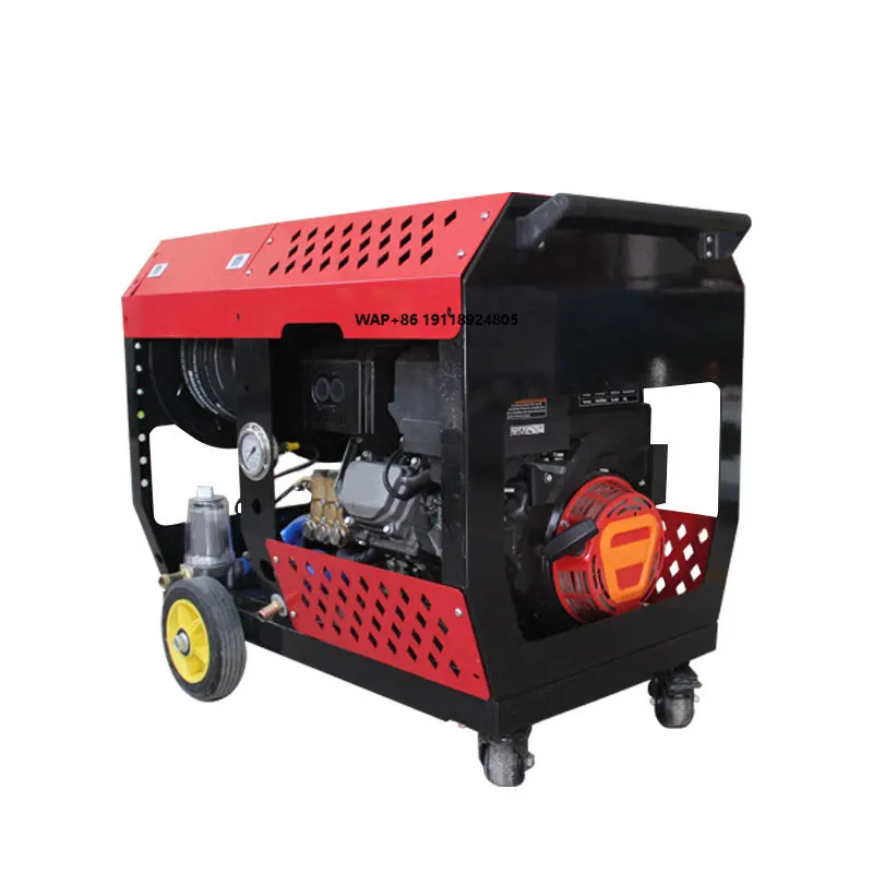 Sewer Cleaning Industrial Grade High Flow Pressure Sewer Drainage Pipe Rust  High Pressure Cleaning Machine