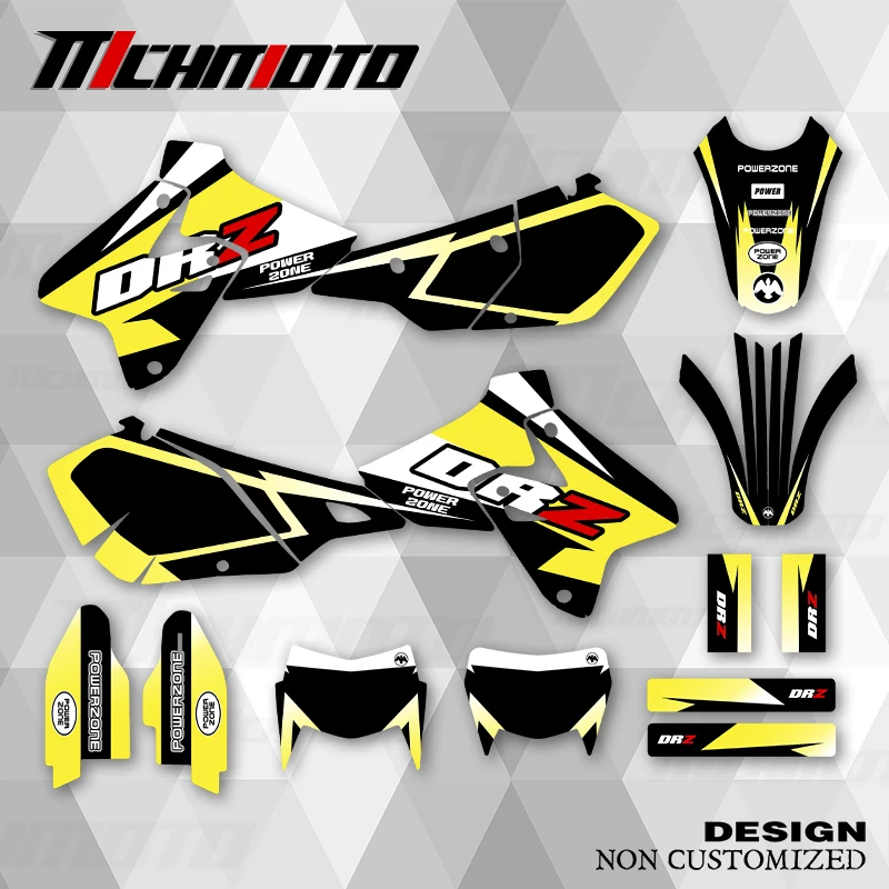 

MCHMFG новый стиль графические наклейки наборы наклеек для SUZUKI DRZ400 1999-2001 2005-2022 DRZ400 S SM E