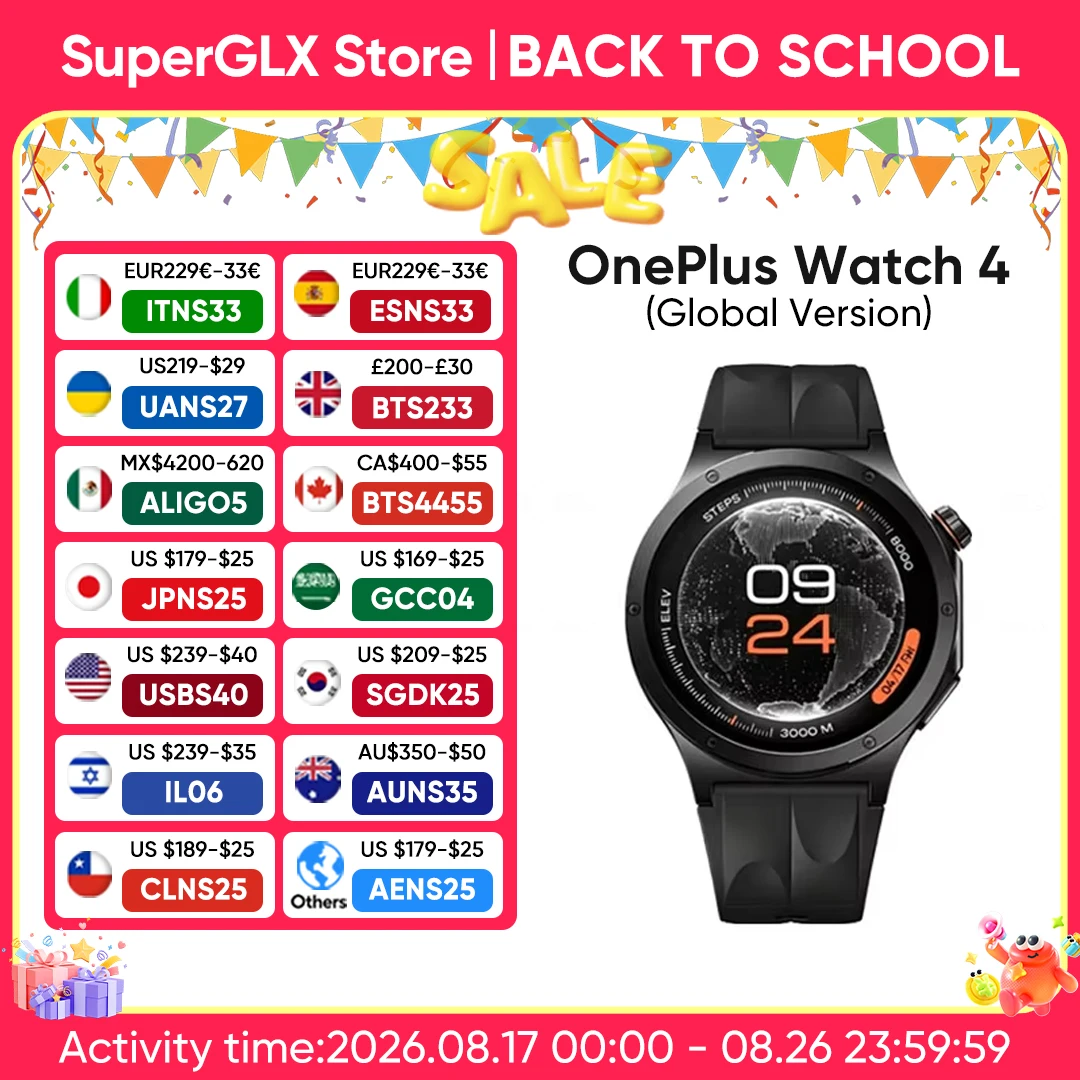 Smartwatch X - Global Version OnePlus Watch 4 Smart