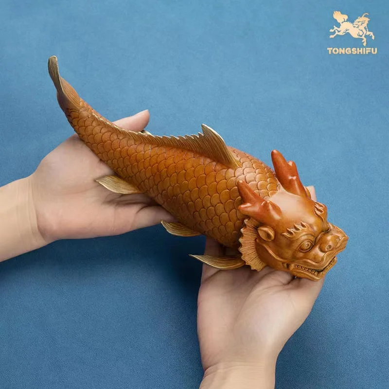 جنوب شرق آسيا متجر الشركة الأعمال تعويذة فعالة تجنيد المال محظوظ أروانا التنين الأسماك فنغ شوي تمثال النحاس