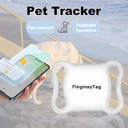 GPS Pet Tracker for Dogs Cats Waterproof Smart Activity Tracking Device Real Time Unlimited Range Tracker for Android&Apple