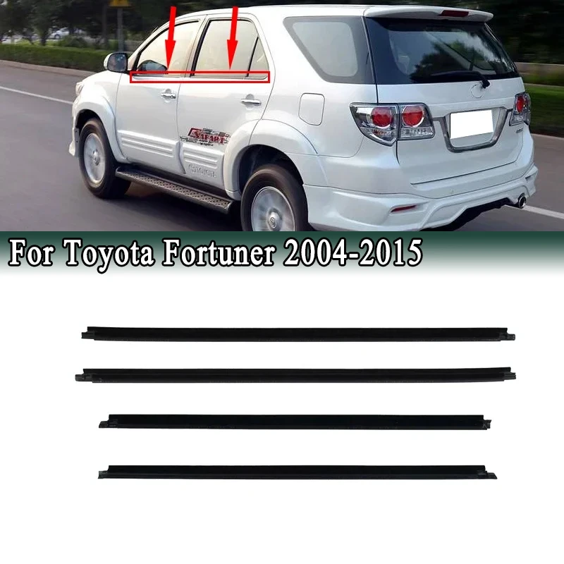 

For Toyota Fortuner 2004-2015 Window Weatherstrip Side Door Moulding Trim Seal Belts 68161-0K010 68164-0K020 68162-0K010