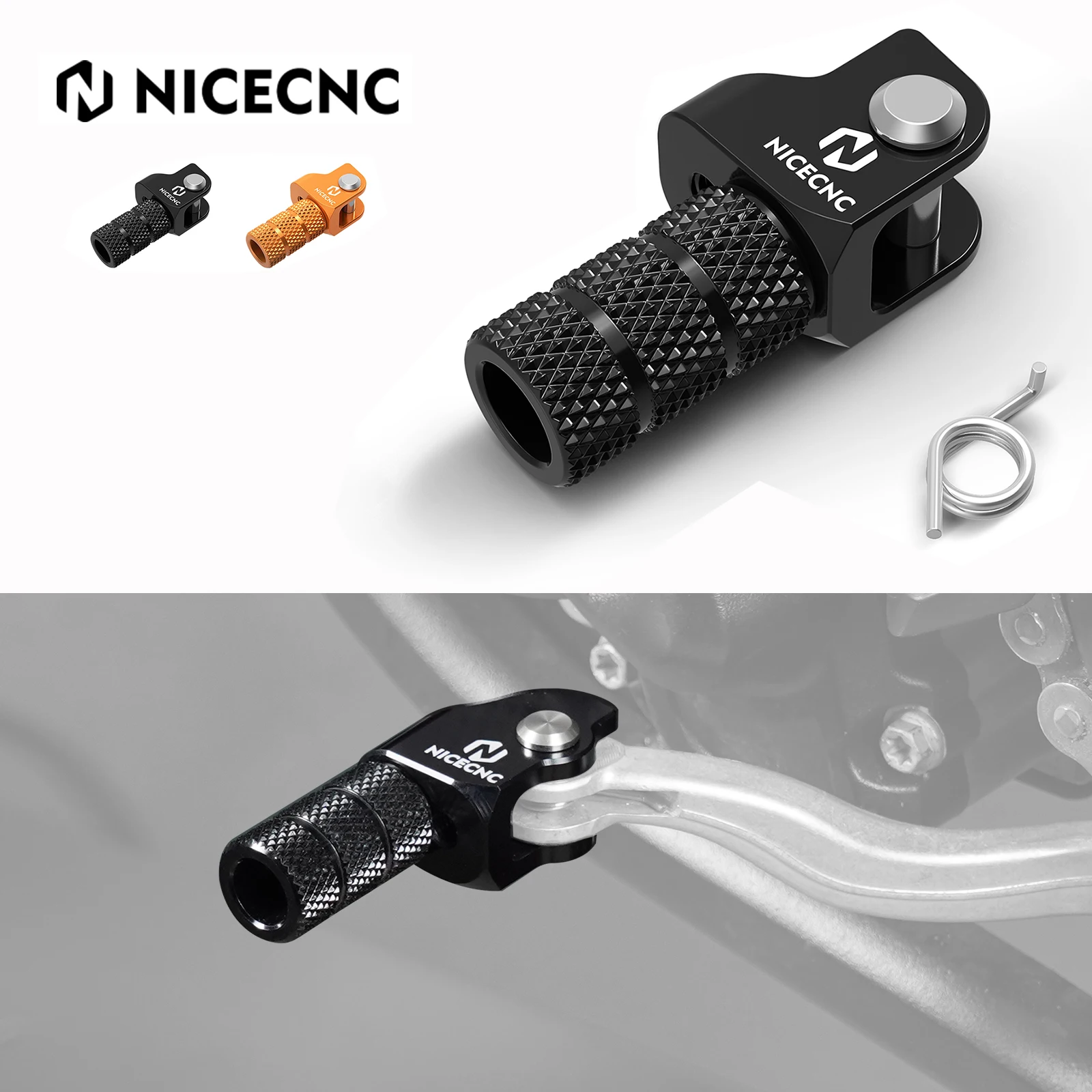 NICECNC For KTM 690 Enduro R 690 SMCR 2009-2024 950 990 Adventure S R Supermoto SMR SMT EXC300 Adjustable Gear Shift Lever Tip