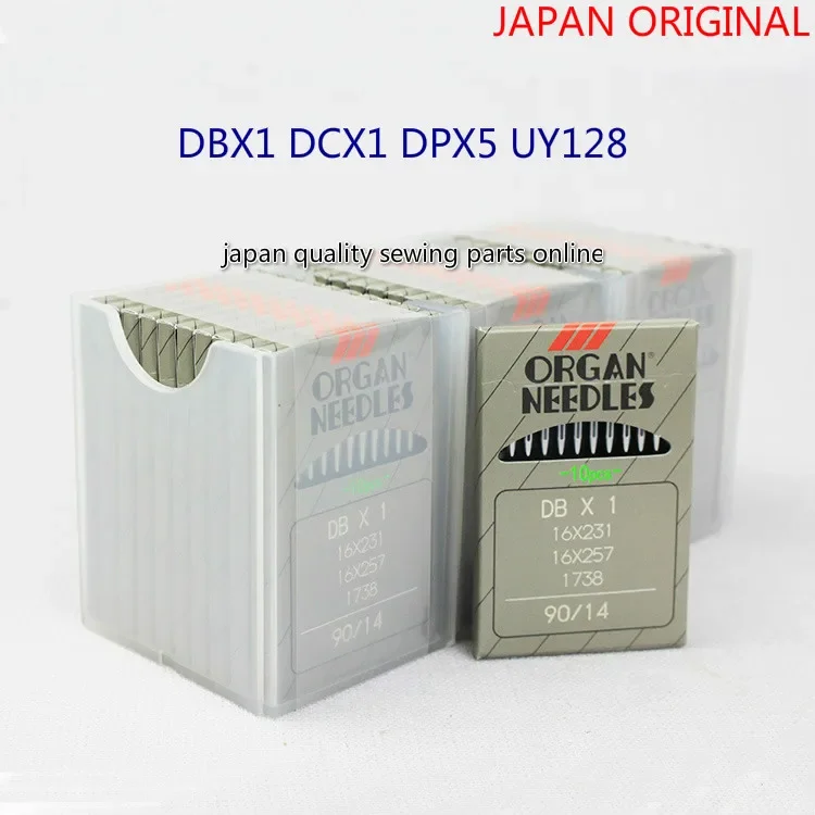 10szt/lot Wysokiej jakości ORGAN NEEDLES DBX1 DCX1 DPX5 UYX128GAS do przemysłowych maszyn do szycia Singer JUKI brother
