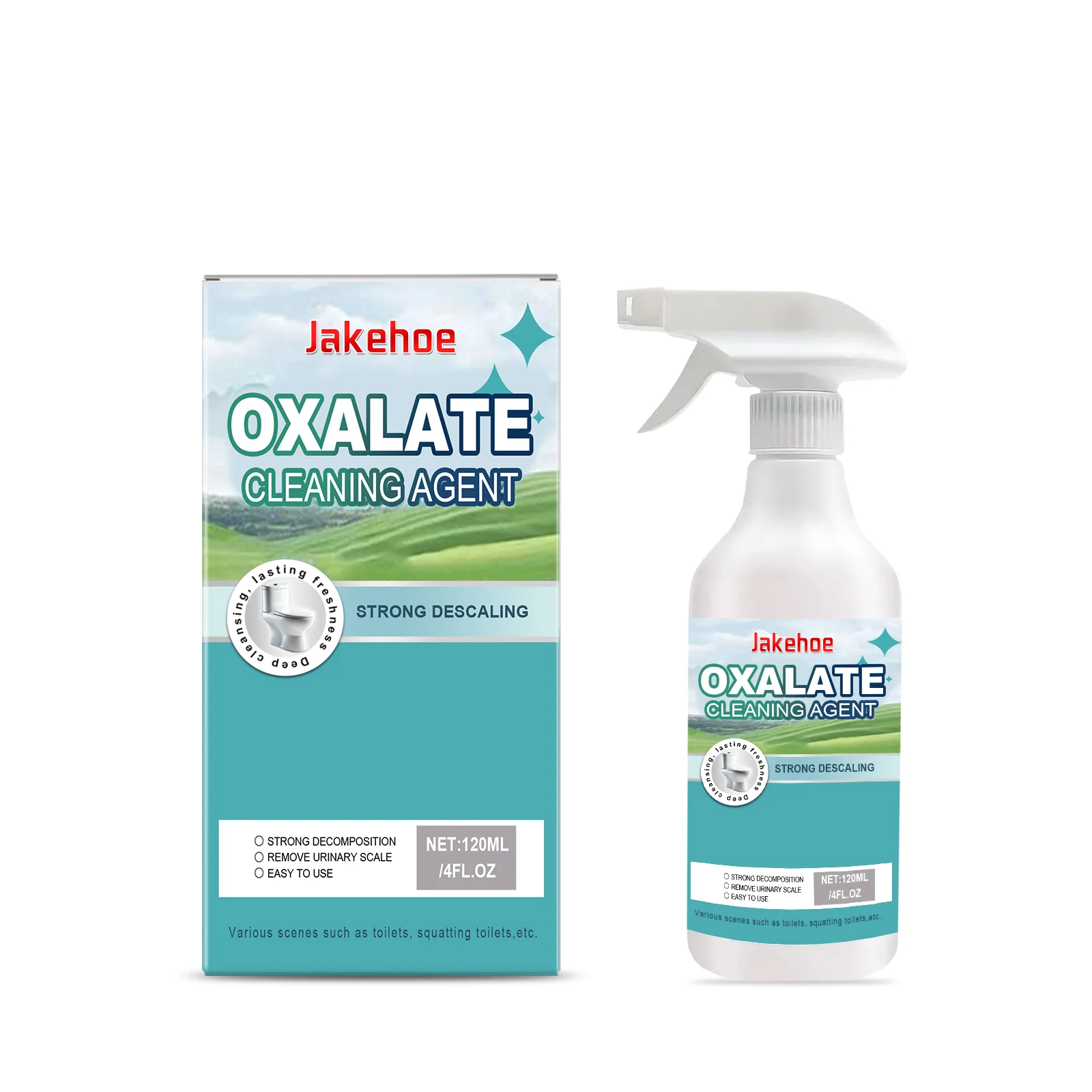 

Toilet Bowl Cleaner - Household Stain Remover & Descaling Solution with Fresh Fragrance