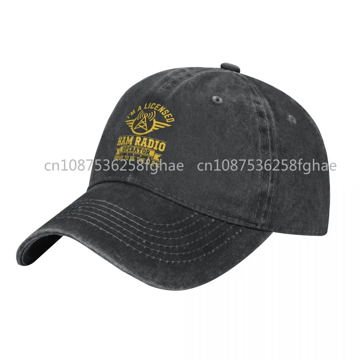 

Amateur Ham Radio Baseball Cap For Men Cotton Hats Adjustable Hat Fashion Casual Cap Truck Driver Hat