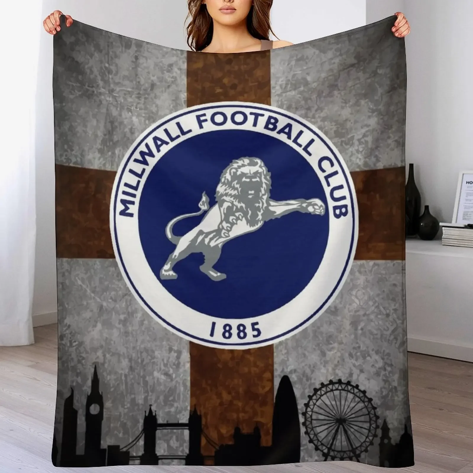 

Millwall London Throw Blanket Camping Fashion Sofas Shaggy For Decorative Sofa Blankets