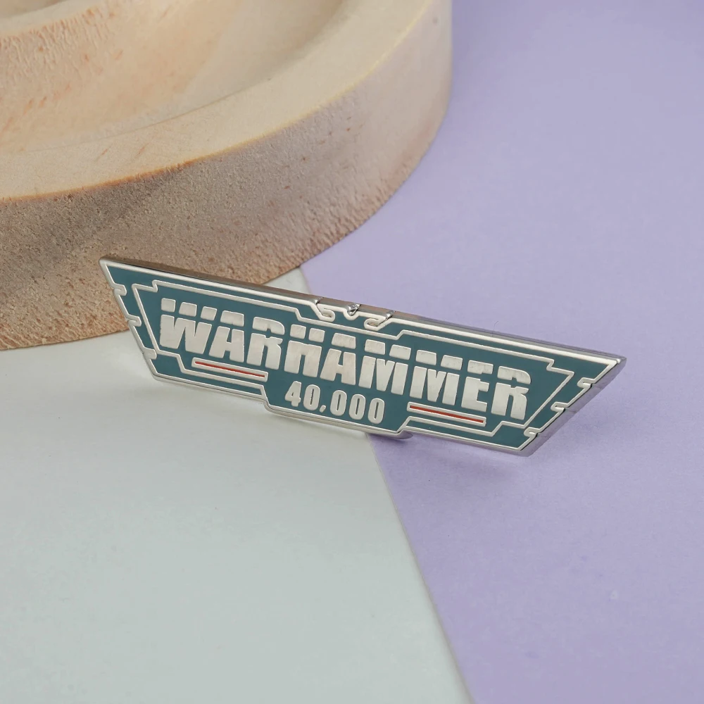 

Warhaammer 40K Game Peripheral Metal Brooch Creative Decoration Accessories Lapel Pin Badge player souvenir