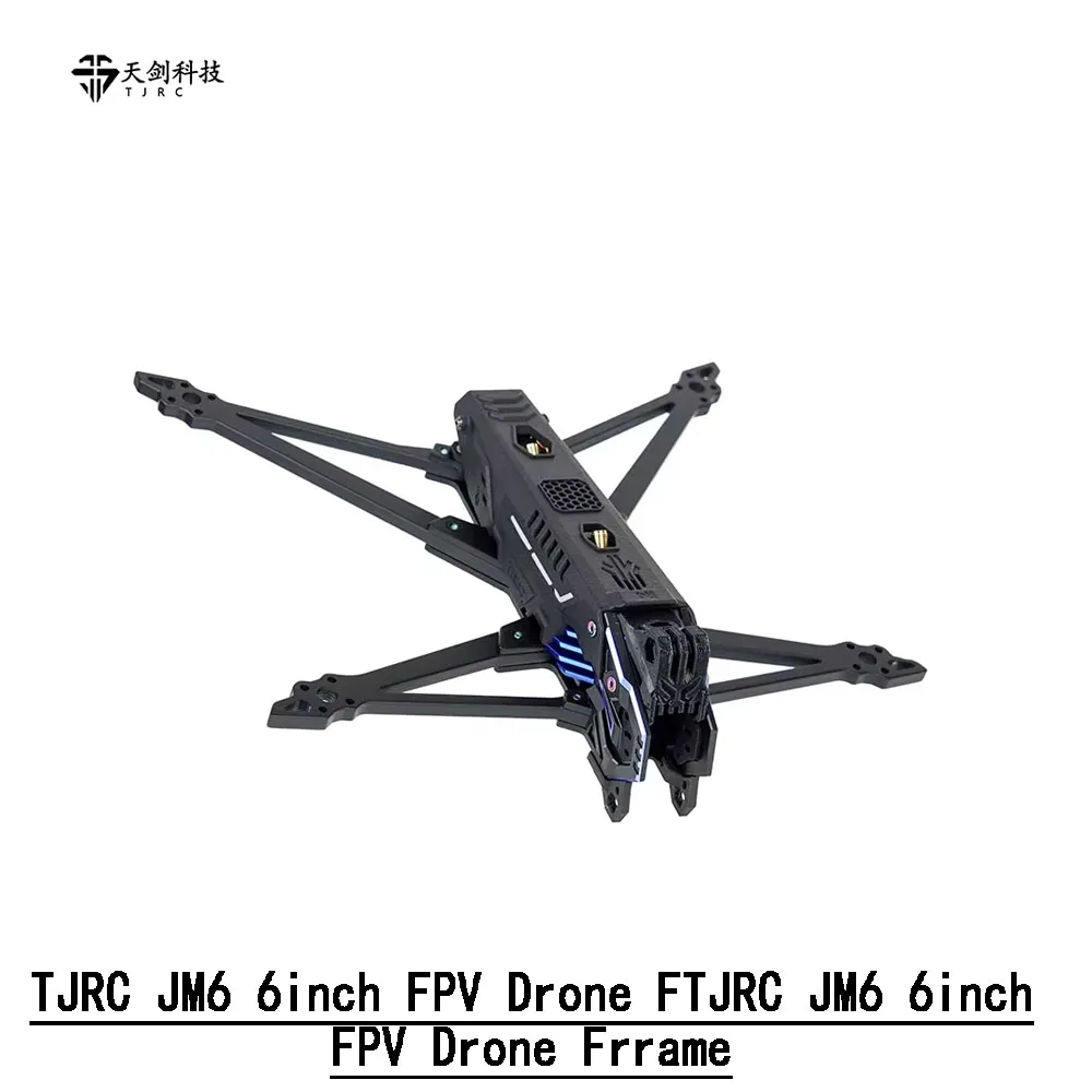 TJRC JM6 6 inch FPV Drone Frame O4 Pro Air Unit Compatibel voor Racing Freestyle Quadcopter Bouwers Piloten Lichtgewicht Stevig