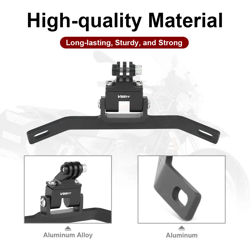 Motorcycle GPS Mount Navigation Plate Bracket For Moto Guzzi V85TT 2019 2020 2021 2022 2023 Windshield Phone Stand Holder