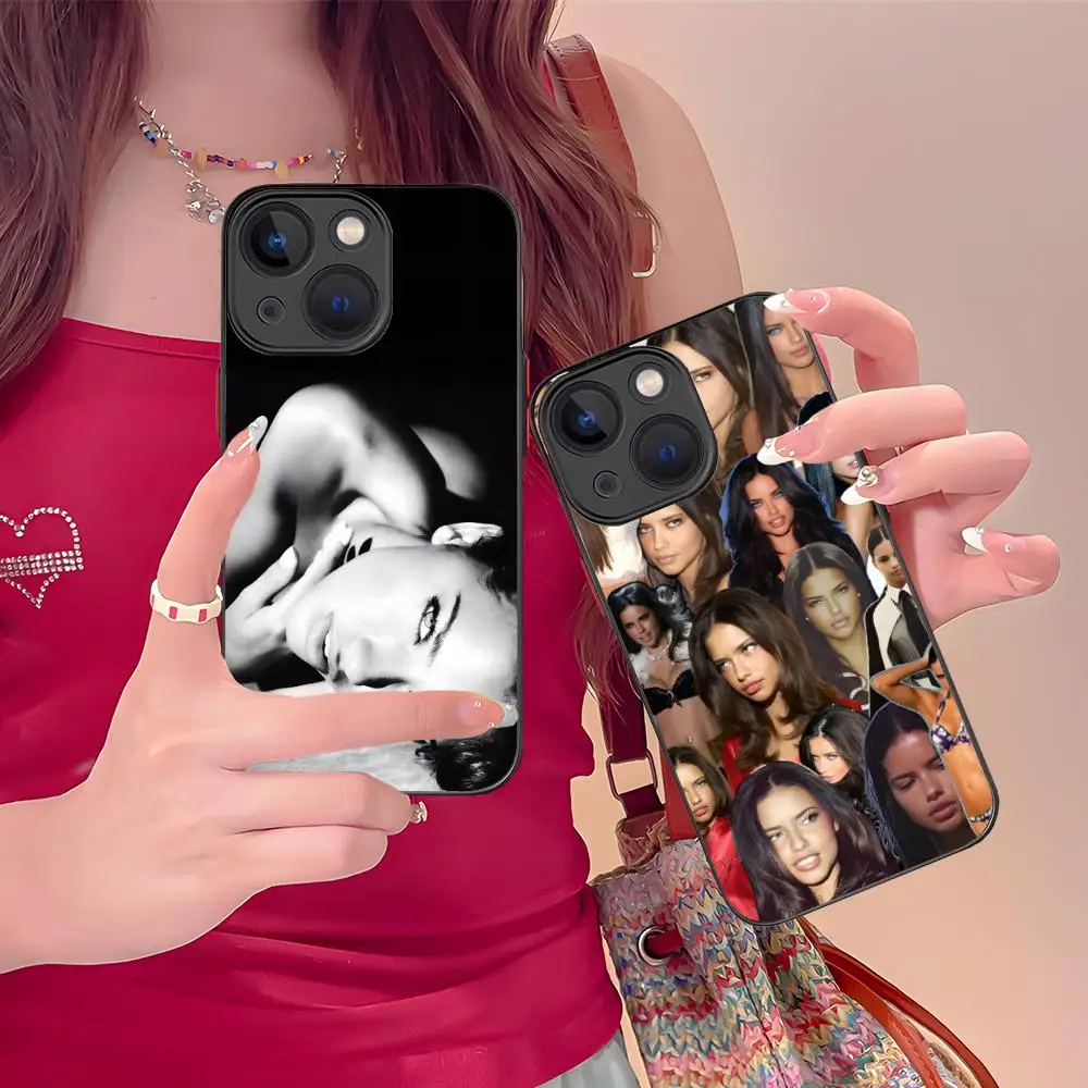 

Чехол для мобильного телефона Adriana Lima для iPhone 17, 16, 15, 14, 13, 12, 11 X XR XS 8 7 Pro Max Plus, мини-цветный силиконовый чехол, красивая роскошь
