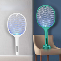 Powerful Rechargeable LED Mosquito Killer Lamp - USB Powered with Lithium Battery Effective Anti-Insect Pest Control Fly Swatt