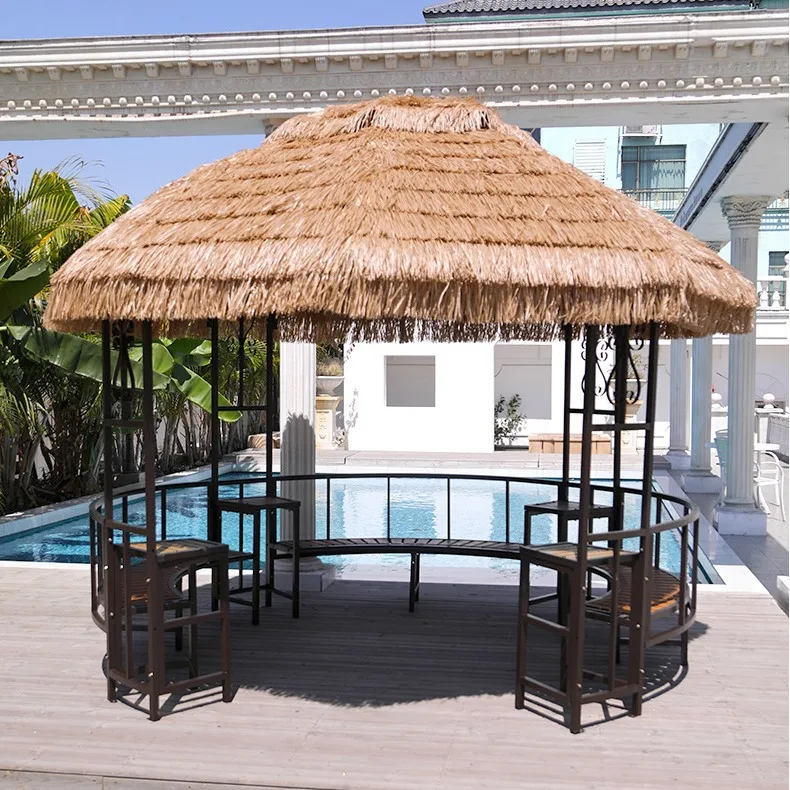 Outdoor courtyard pavilion shading tent simple mobile outdoor leisure circular garden farm rooftop villa pavilion